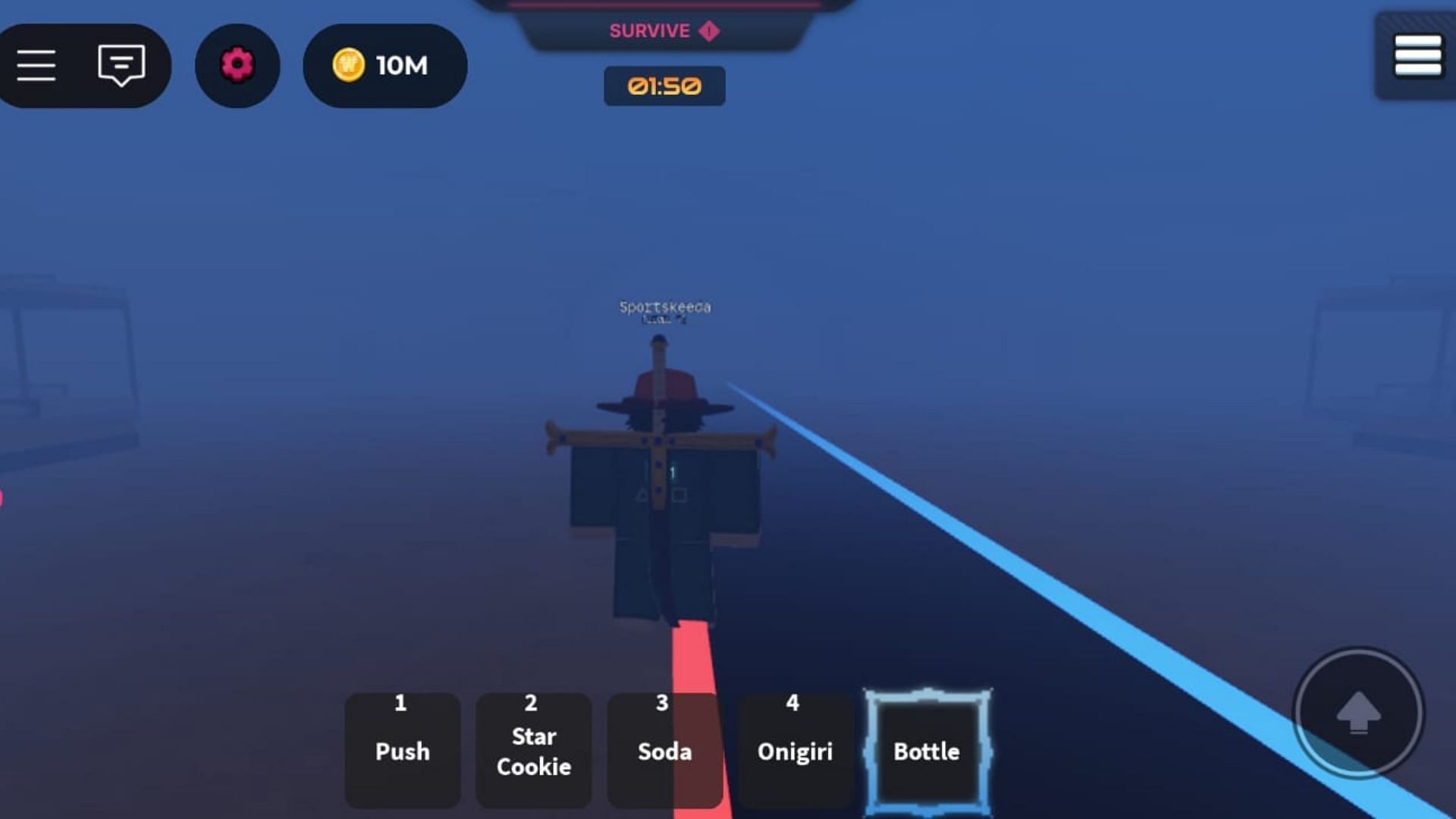 You must survive for two minutes (Image via Roblox)